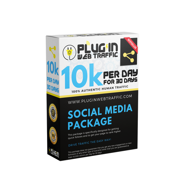 Pluginwebtraffic Social Media 10k Package