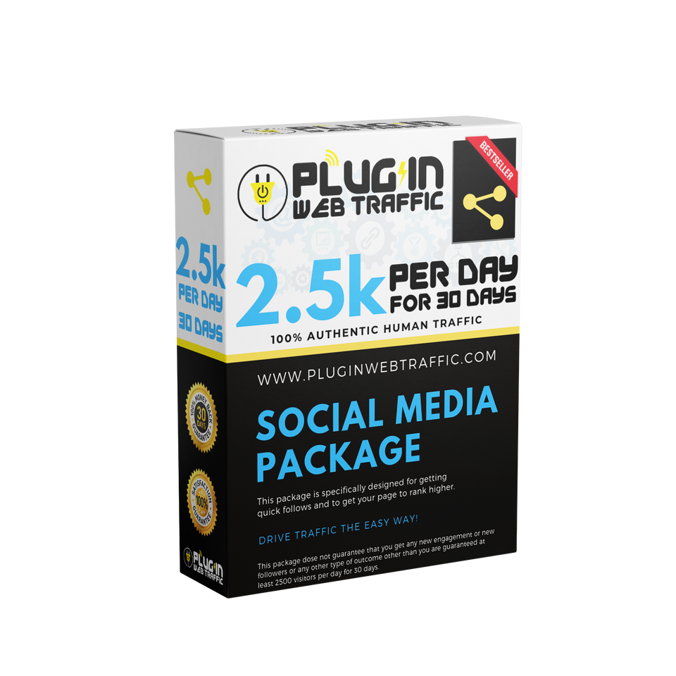 Pluginwebtraffic Social Media 2.5k Package